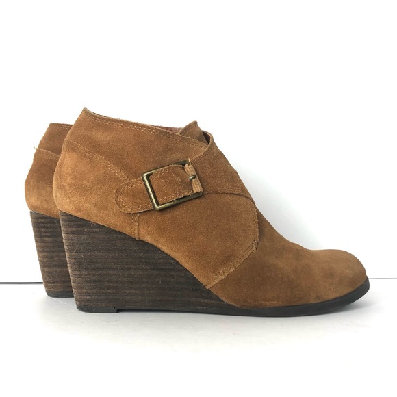 Lucky Brand Shoes - Lucky Brand Sumarah Wedge Boots Shoes 9